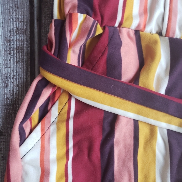 Indero Striped Flare Pants - Picture 4 of 6